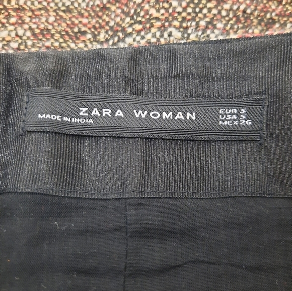 Zara Woman Tweed Embroidered Bohemian Mini Skirt Size Small Women's - Picture 13 of 14